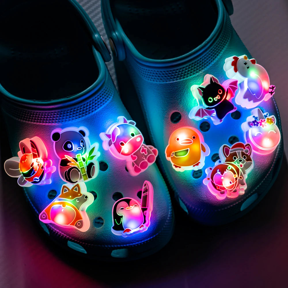 Cute Animals LED Shoe Charms