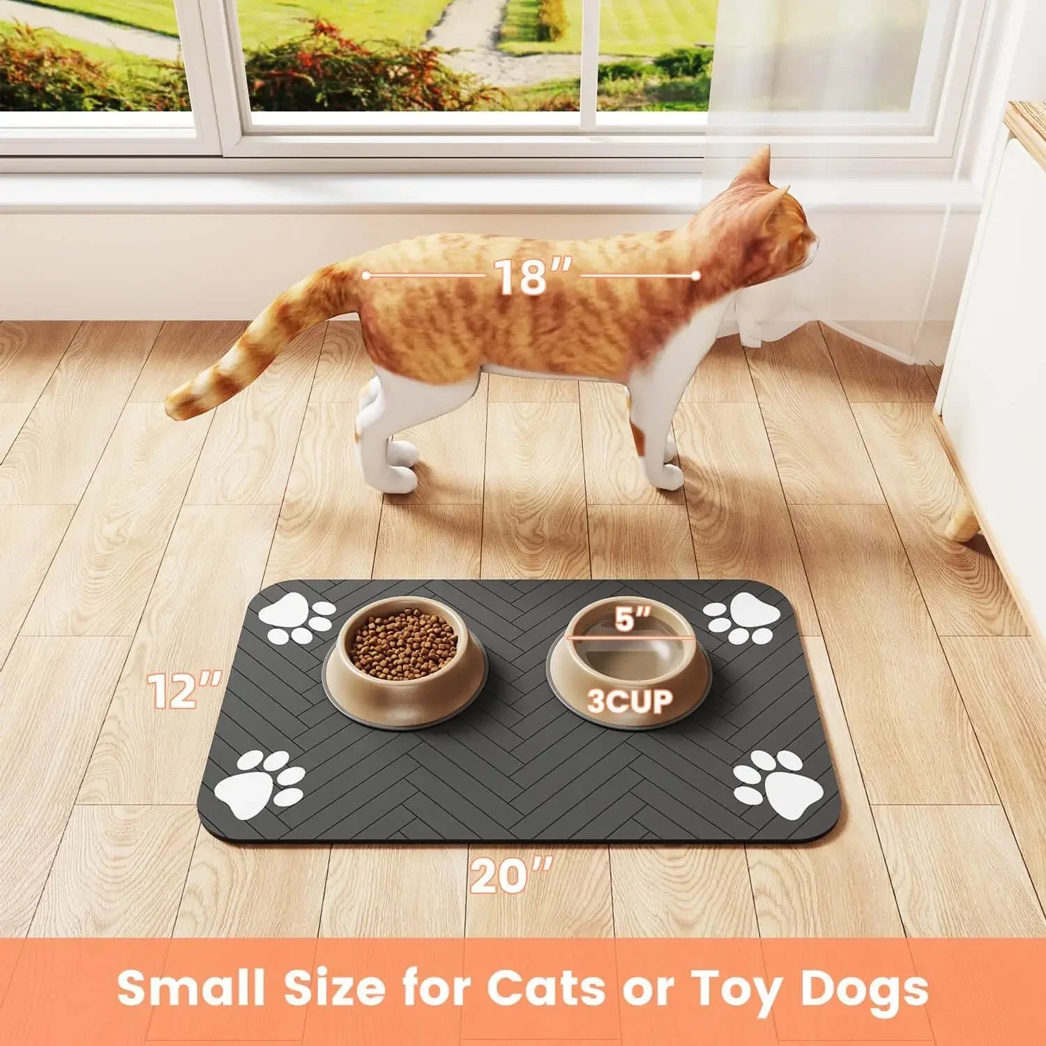 PawShield™ Premium Pet Feeding Mat