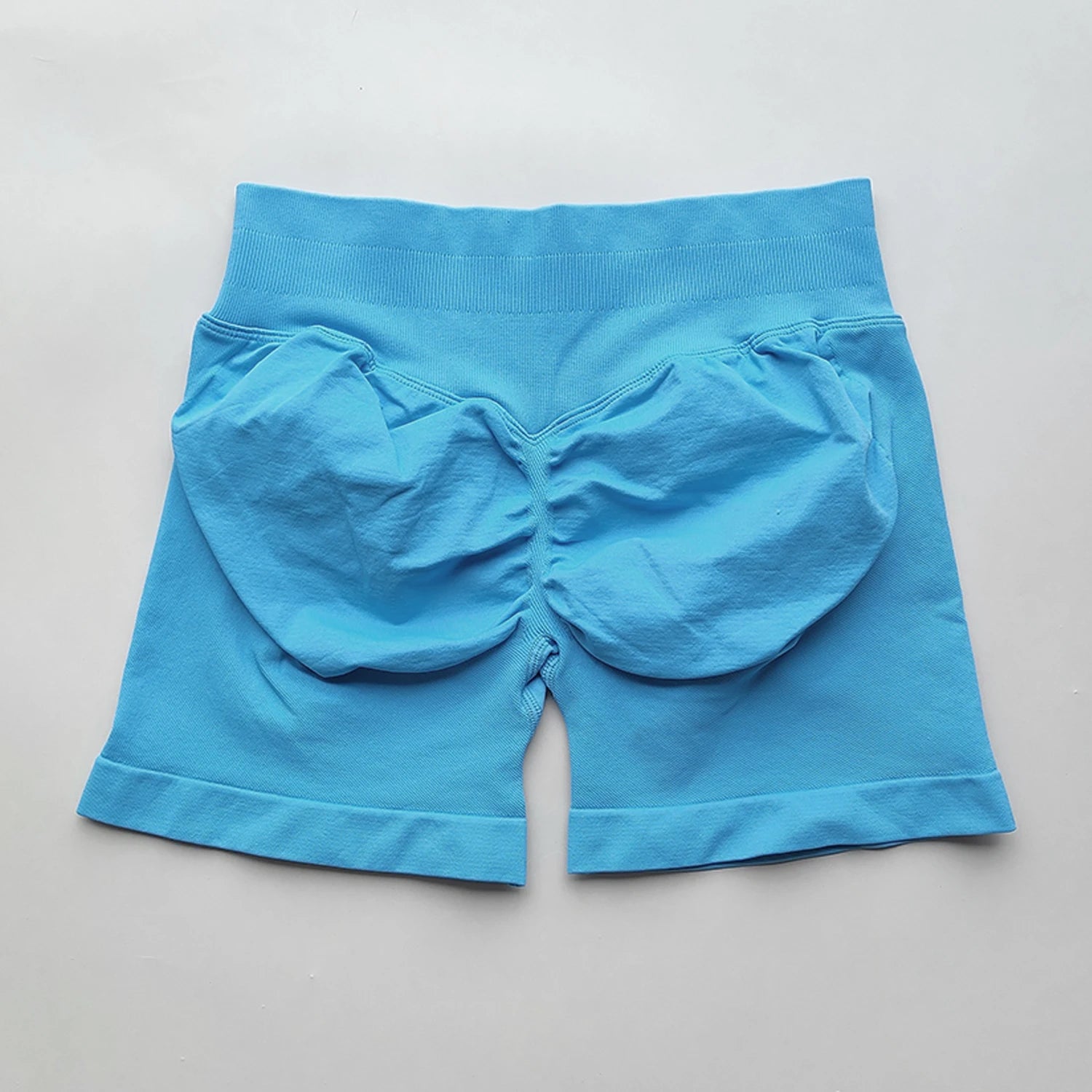 NO LOGO Shorts 4.5 Gym Shorts Women Fitness Sports Low Ribbed Band Workout Scrunch Butt Yoga Booty Running Short Pants