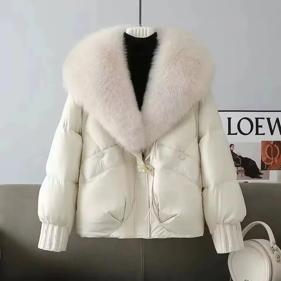 Arctic Grace Fur Collar Jacket