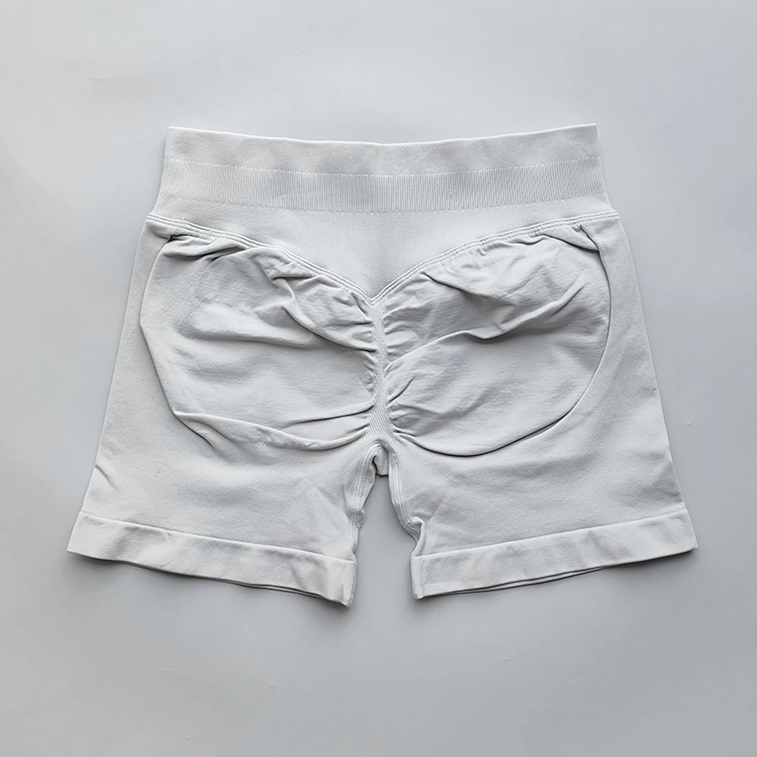 NO LOGO Shorts 4.5 Gym Shorts Women Fitness Sports Low Ribbed Band Workout Scrunch Butt Yoga Booty Running Short Pants