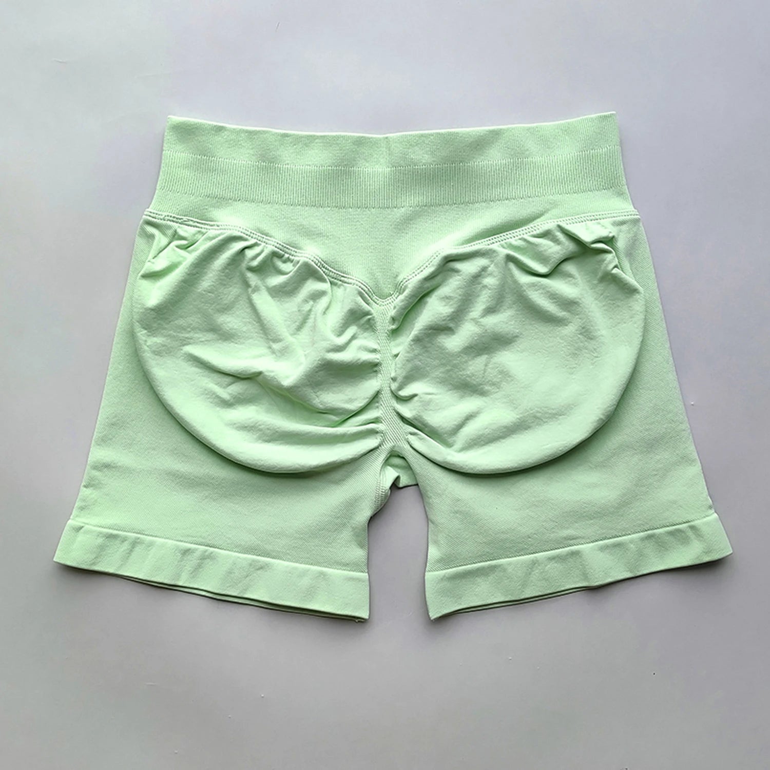 NO LOGO Shorts 4.5 Gym Shorts Women Fitness Sports Low Ribbed Band Workout Scrunch Butt Yoga Booty Running Short Pants