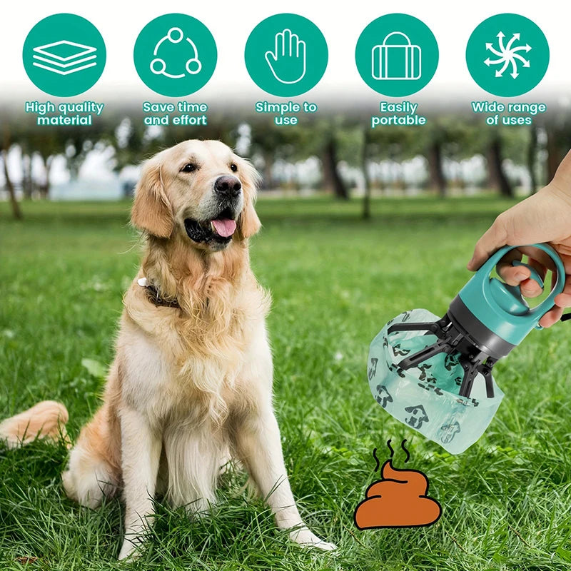 CleanGrip No-Touch Pet Waste Scooper