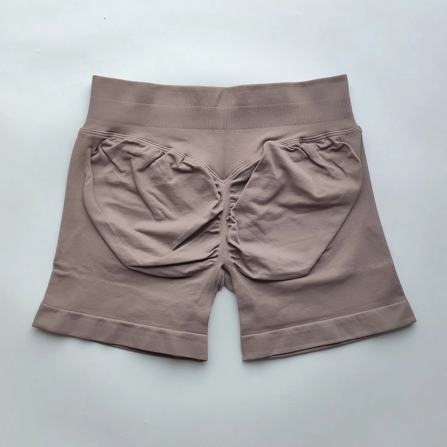 NO LOGO Shorts 4.5 Gym Shorts Women Fitness Sports Low Ribbed Band Workout Scrunch Butt Yoga Booty Running Short Pants