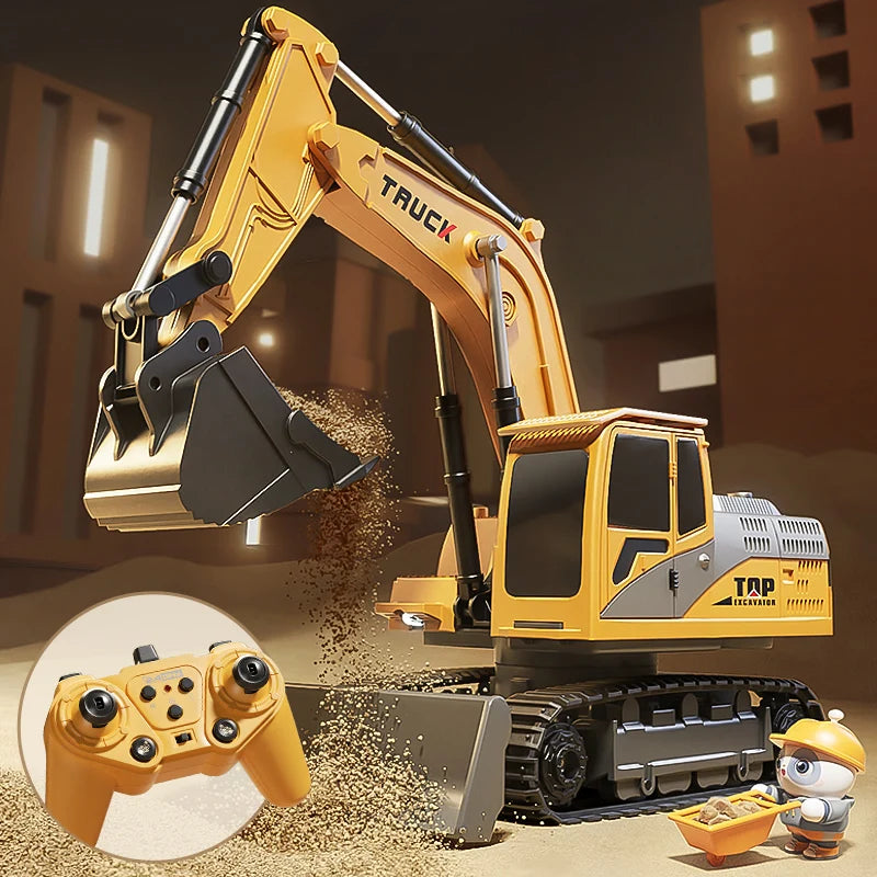 RC Excavator with Lights&Sound