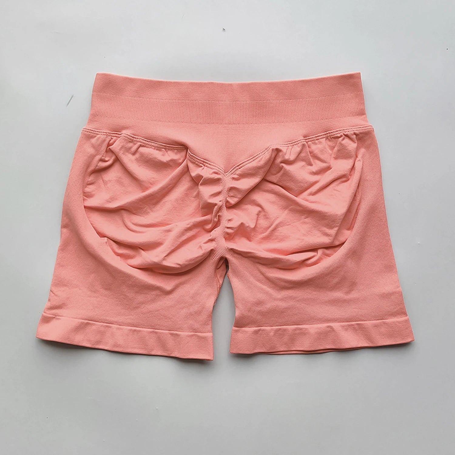 NO LOGO Shorts 4.5 Gym Shorts Women Fitness Sports Low Ribbed Band Workout Scrunch Butt Yoga Booty Running Short Pants