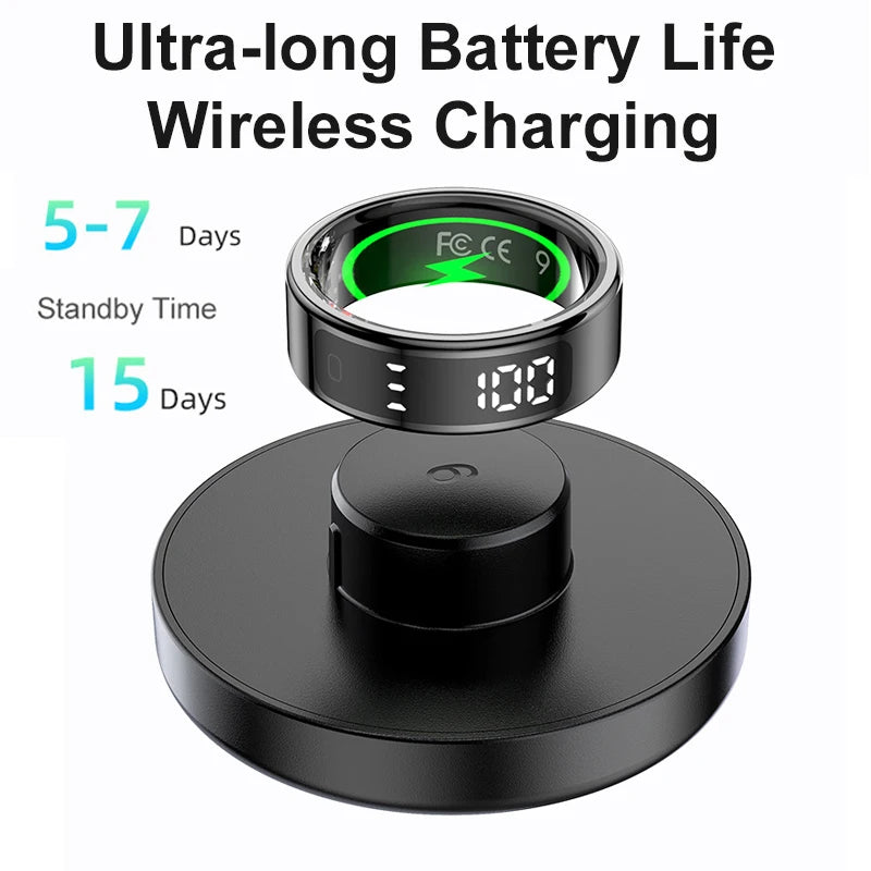 R11 Smart Display Ring – Health & Sleep Monitor