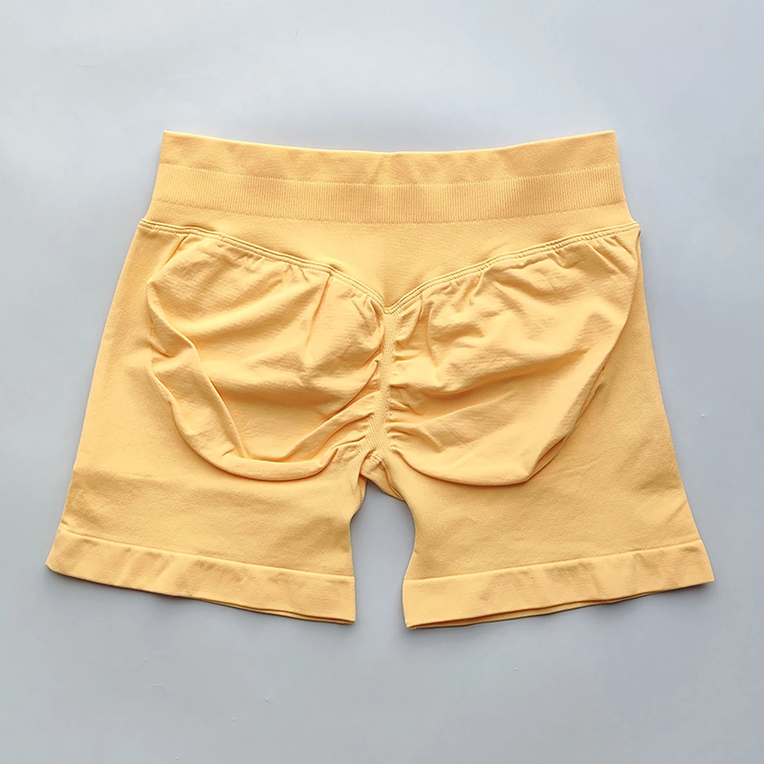 NO LOGO Shorts 4.5 Gym Shorts Women Fitness Sports Low Ribbed Band Workout Scrunch Butt Yoga Booty Running Short Pants