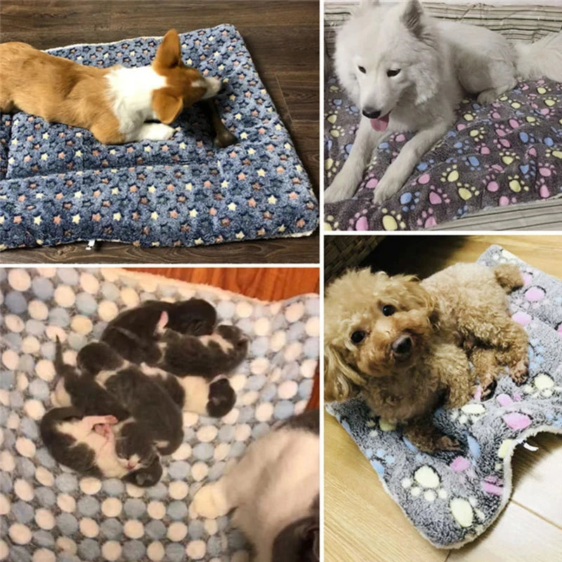 Flannel Pet Sleeping Mat - Dog Bed