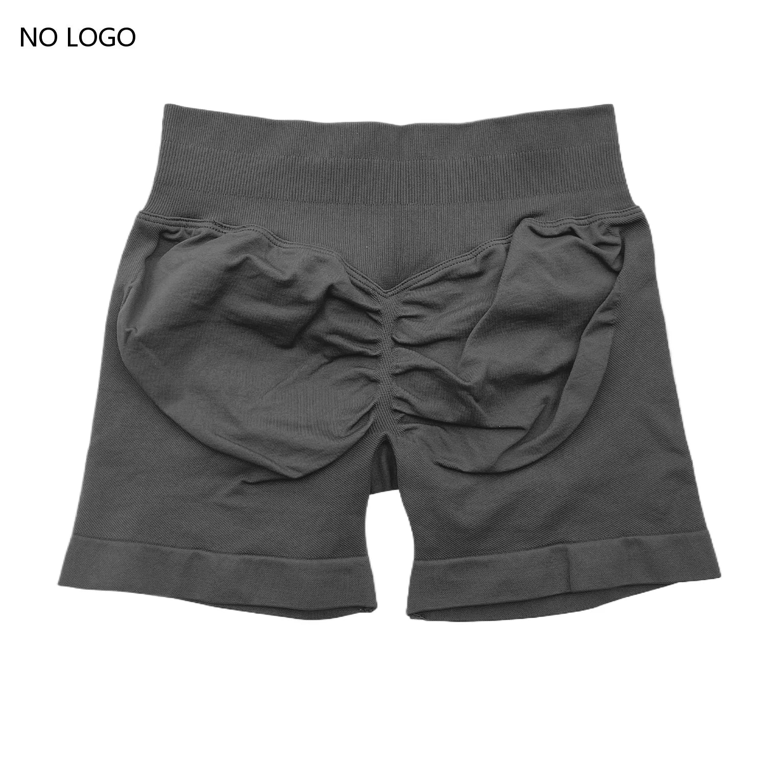 NO LOGO Shorts 4.5 Gym Shorts Women Fitness Sports Low Ribbed Band Workout Scrunch Butt Yoga Booty Running Short Pants