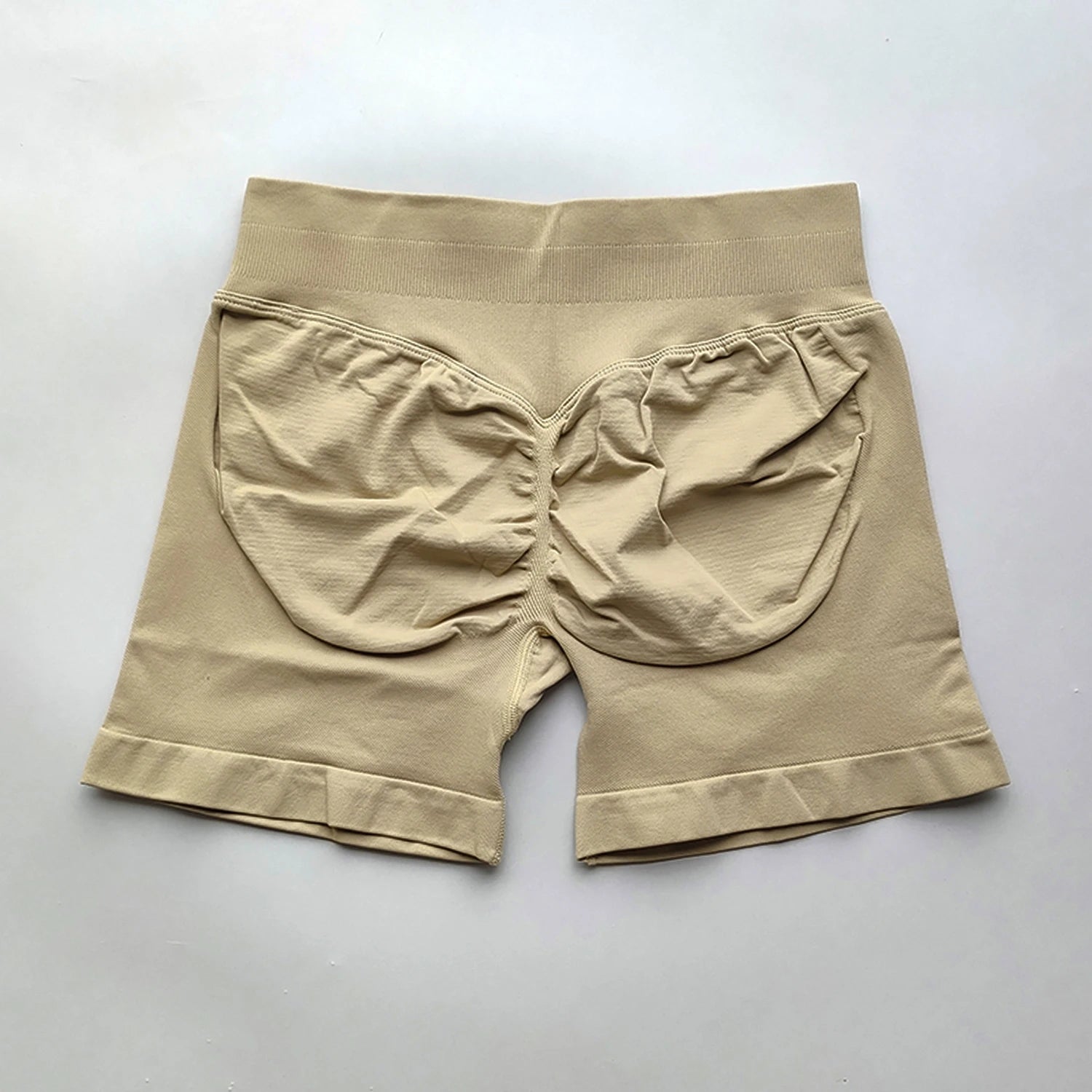 NO LOGO Shorts 4.5 Gym Shorts Women Fitness Sports Low Ribbed Band Workout Scrunch Butt Yoga Booty Running Short Pants