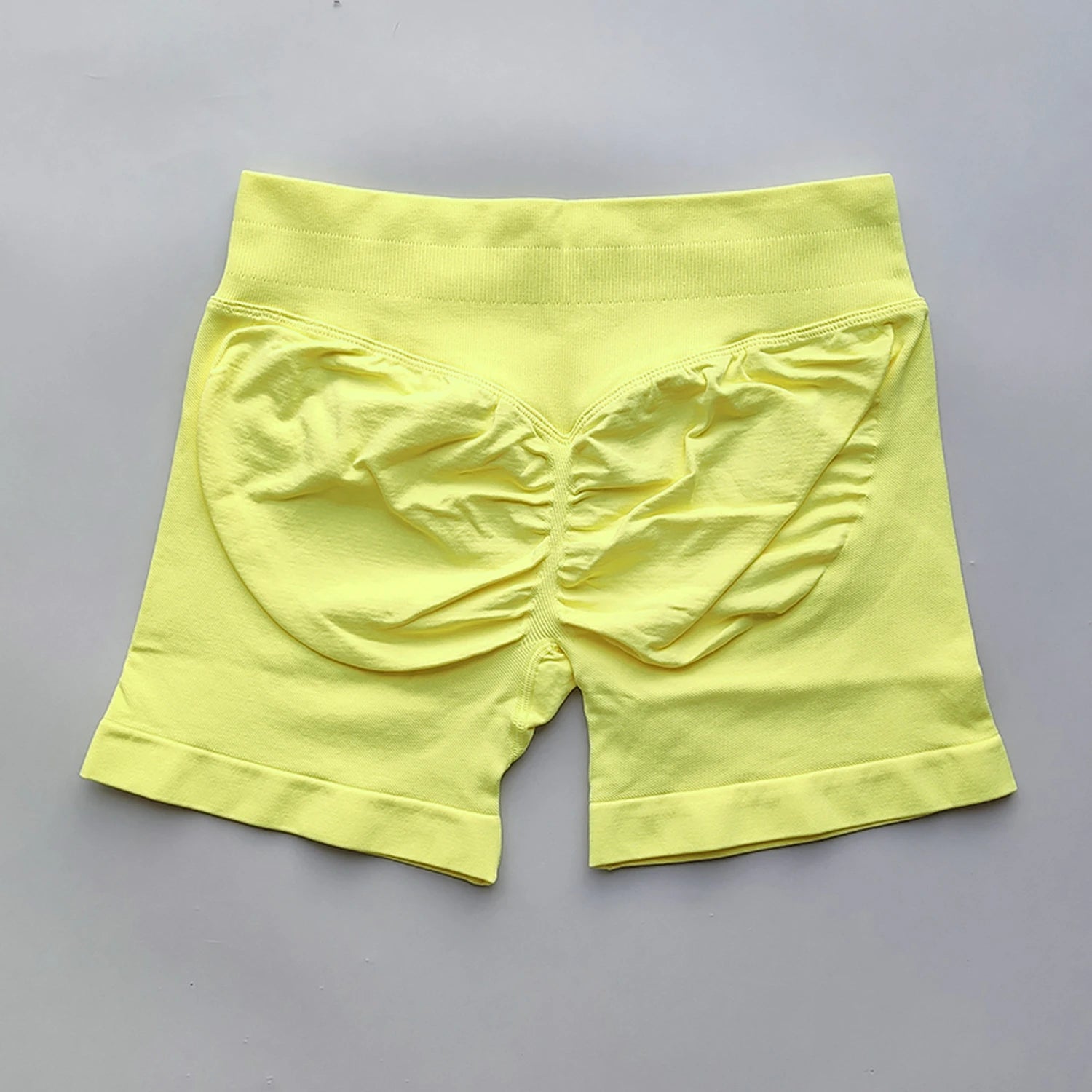 NO LOGO Shorts 4.5 Gym Shorts Women Fitness Sports Low Ribbed Band Workout Scrunch Butt Yoga Booty Running Short Pants