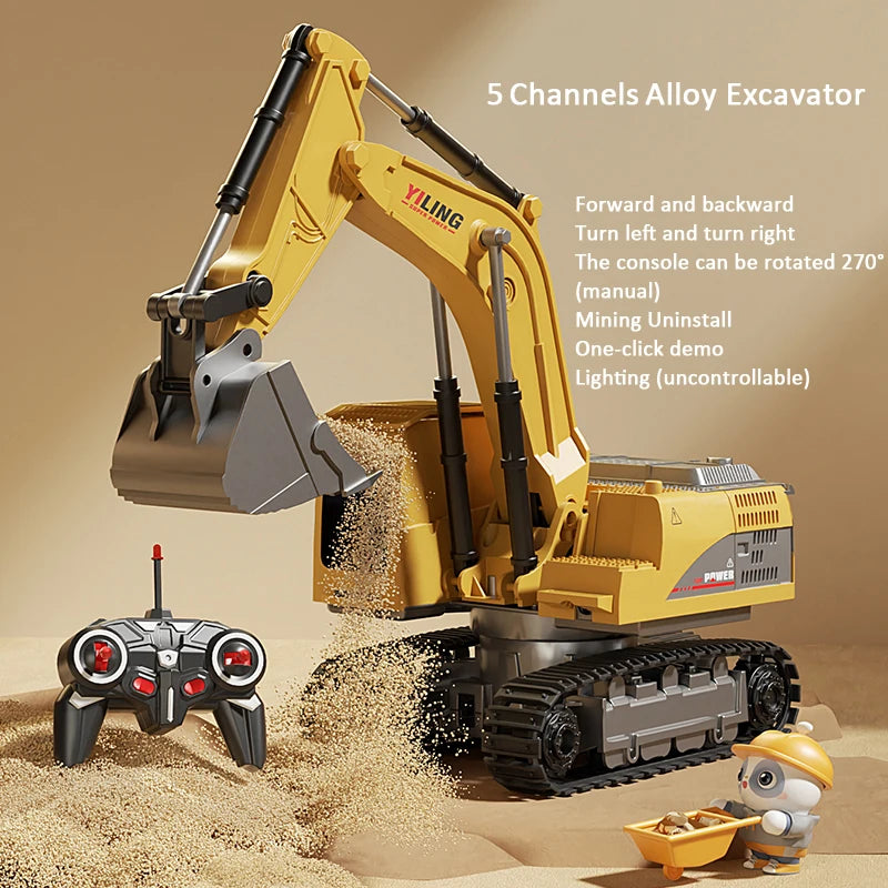 RC Excavator with Lights&Sound