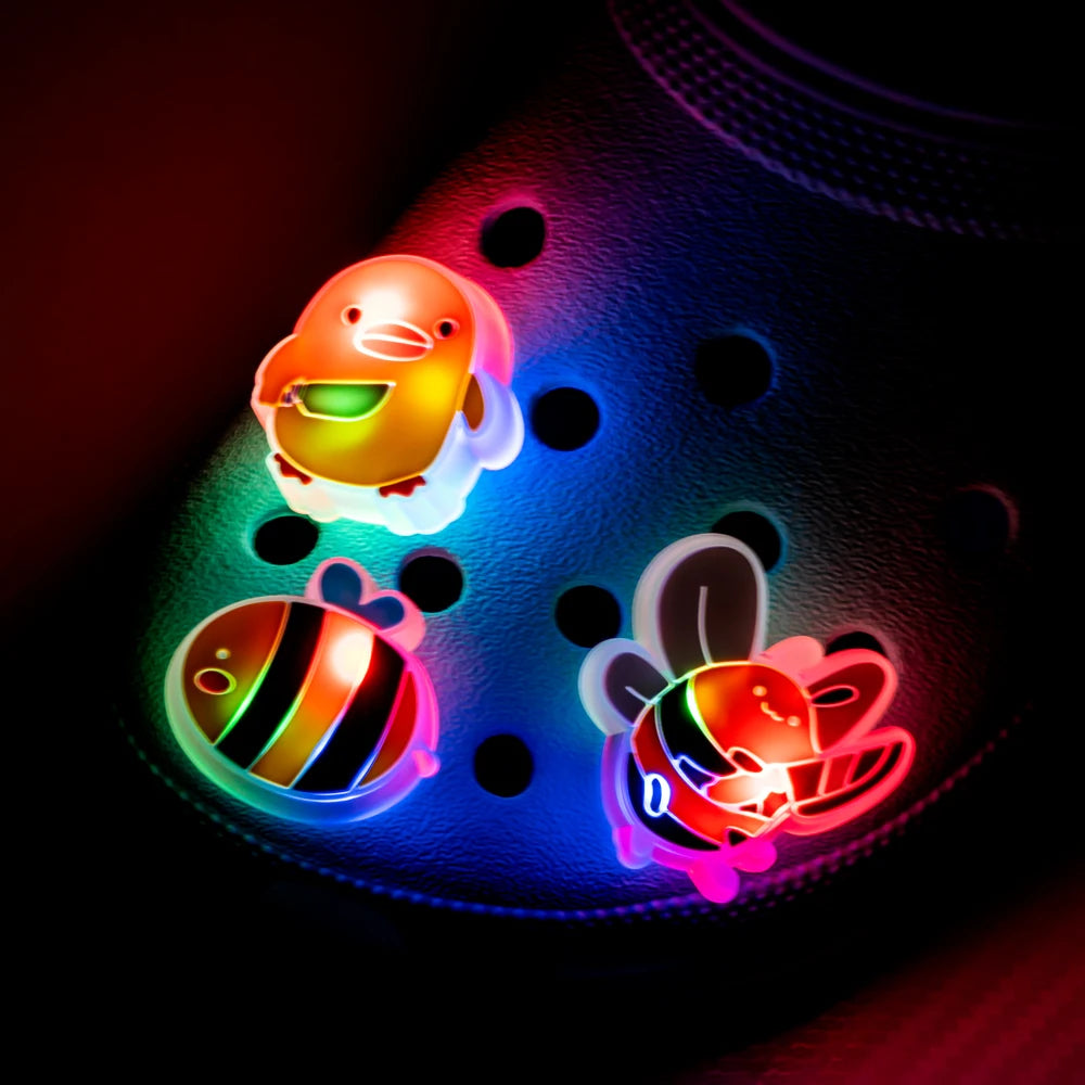 Cute Animals LED Shoe Charms
