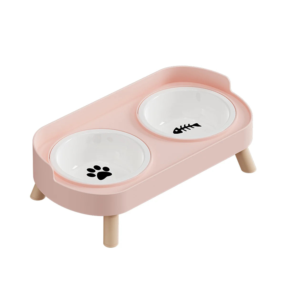 Colorful Dopamine Pet Double Bowl