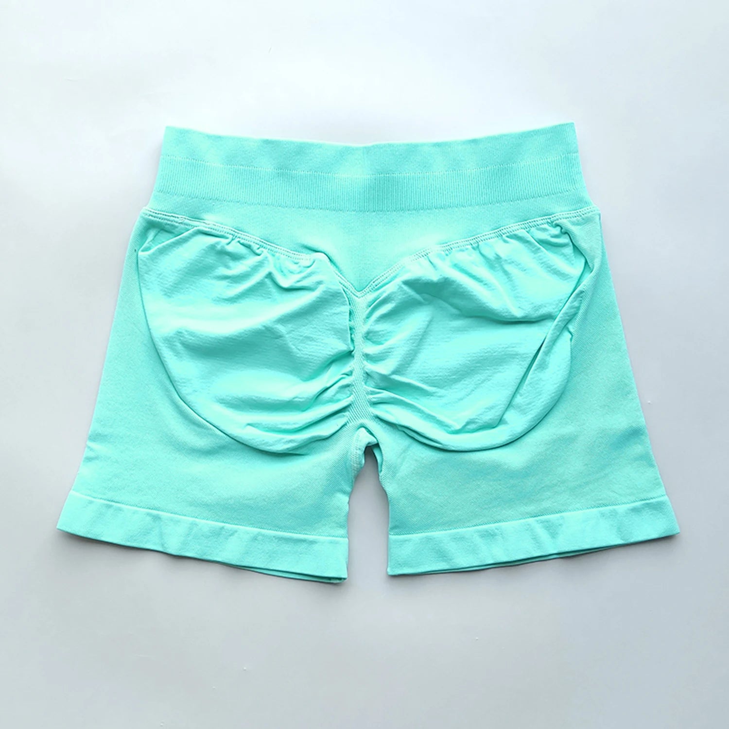 NO LOGO Shorts 4.5 Gym Shorts Women Fitness Sports Low Ribbed Band Workout Scrunch Butt Yoga Booty Running Short Pants