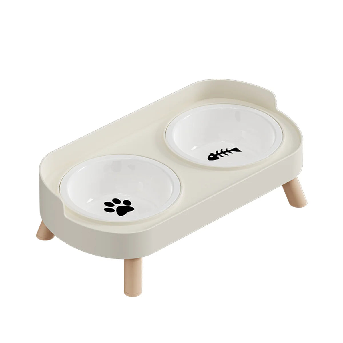 Colorful Dopamine Pet Double Bowl